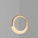 Axyaa Modern Crystal Chandelier Fan with Remote Control and LED - Dimmable Luxury Ceiling Fixture