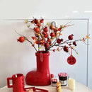 Axyaa Red Shoes Ceramic Vase Boots Flower Pot Home Decoration Accessory
