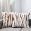 Axyaa Fluffy Fur Cushion Cover for Couch Sofa, Soft Solid Decorative Pillow Case