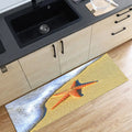 Axyaa Ocean Waves Beach Carpet - 3D Kitchen Bedroom Floor Rug