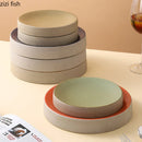 Axyaa Round Ceramic Plate Set for Stylish Dining Experience