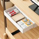 Axyaa Under Desk Storage Drawer Tray - Self Adhesive Stationery Organizer