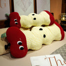 Axyaa Big Eye Red Apple Long Pillow for Comfortable Sleep and Support
