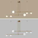 Axyaa Glass Ball Pendant Chandelier for Dining Room & Kitchen Table