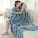 Axyaa Cotton Bath Towel Shawl Sofa Blanket 90X180 Terry Towel