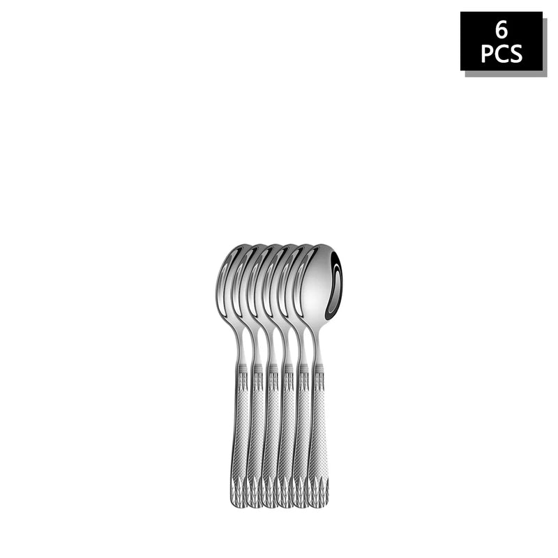 Axyaa Stainless Steel Cutlery Set - Steak Knife, Fork & Spoon Combo for Family, Hotel, Party