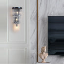 Axyaa Modern Crystal Wall Lamp for Living Room and Bedroom