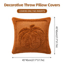 Axyaa Plush Pumpkin Cushion Cover 45x45cm 50x50cm Maple Leaf Autumn Pillow Case