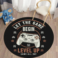 Axyaa Round Rugs Living Room Floor Mats Children's Carpet Bedroom Home Decor
