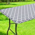 Axyaa Waterproof Elastic Fitted Table Cover for 4ft Tables - Indoor Outdoor