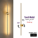 Axyaa Dimmable LED Wall Lamp 350° Remote Control Touch Switch Sconce for Bedroom & Living