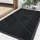 Axyaa Indoor Outdoor Welcome Mat Heavy Duty Non-Slip Absorbent Rubber Rug