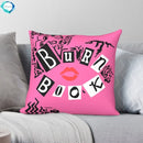 Axyaa Burn Book Mean Girls Pillowcase - Zip Decor Sofa Cushion Cover