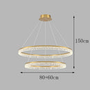 Axyaa Modern LED Pendant Light Chandeliers for Living Room and Dining Room