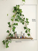 Axyaa Hanging Ivy Wall Shelf for Home Decor and Plant Display