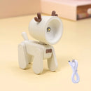 Axyaa Mini USB Rechargeable Cartoon Night Light - Bedroom Desktop Ornament & Ambient Light