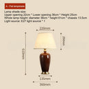 Axyaa Chinese Ceramic Floor Lamp with LED Lights for Living Room, Bedroom, Study
