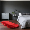 Axyaa Soft Faux Wool Shaggy Rug for Home Decor and Floor Mat