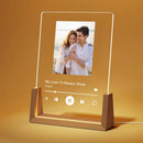 Axyaa Custom Portrait Music Night Light with Song - Romantic Anniversary Gift