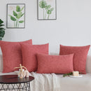 Axyaa Linen Cushion Covers for Sofa, Living Room, Car - Decorative Pillowcase