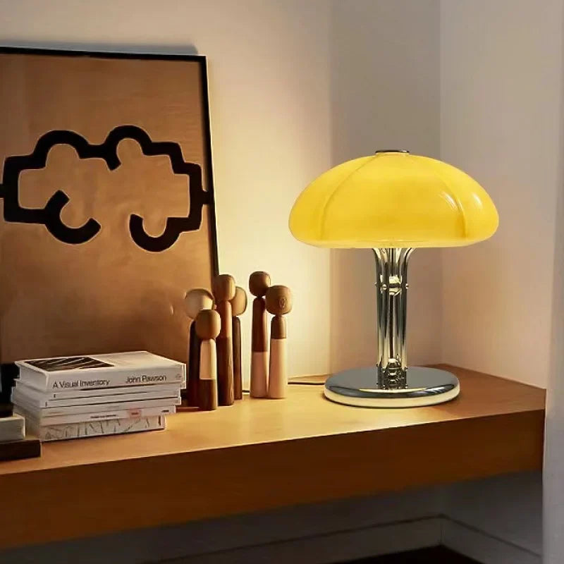 Axyaa Nordic Modern Pumpkin Table Lamp for Bedroom and Living Room