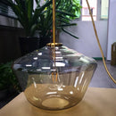 Axyaa Glass Lampshade Pendant Lamp for Home LED Lighting Fixtures