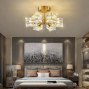 Axyaa Light Luxury Crystal Chandelier for Elegant Indoor Decor