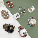 Axyaa Nordic Ceramic Espresso Cup and Saucer Set - 200ML