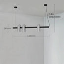 Axyaa U-Shaped Pipe Chandelier: Modern Nordic Design for Children's Bedroom