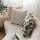 Axyaa Tie-Dye Plush Cushion Cover - Soft & Cozy Nordic Style Decor Pillow Cover