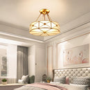 Axyaa Vintage Copper Ceiling Light Fixture American Industrial Retro Style