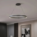 Axyaa Modern LED Chandelier for Home Living Room Bedroom Kitchen Dining Black/Gold