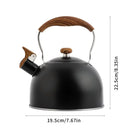 Axya Electric Kettle with Whistle, Stainless Steel, Camping Cookware