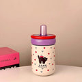 Axyaa Kawaii Cat Coffee Tumbler Stainless Steel 316 Thermal Water Bottle 500ml