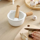 Axya Ceramic Garlic Masher Mortar Grinder for Home Kitchen GrindingH