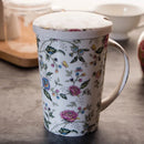 Axyaa 500ML Fine Bone  Thermo Cup, White Porcelain Espresso & Moscow Mule Mugs