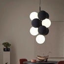 Axyaa Velvet Ball Pendant Light for Restaurant, Living Room, Bar Counter, Bedroom