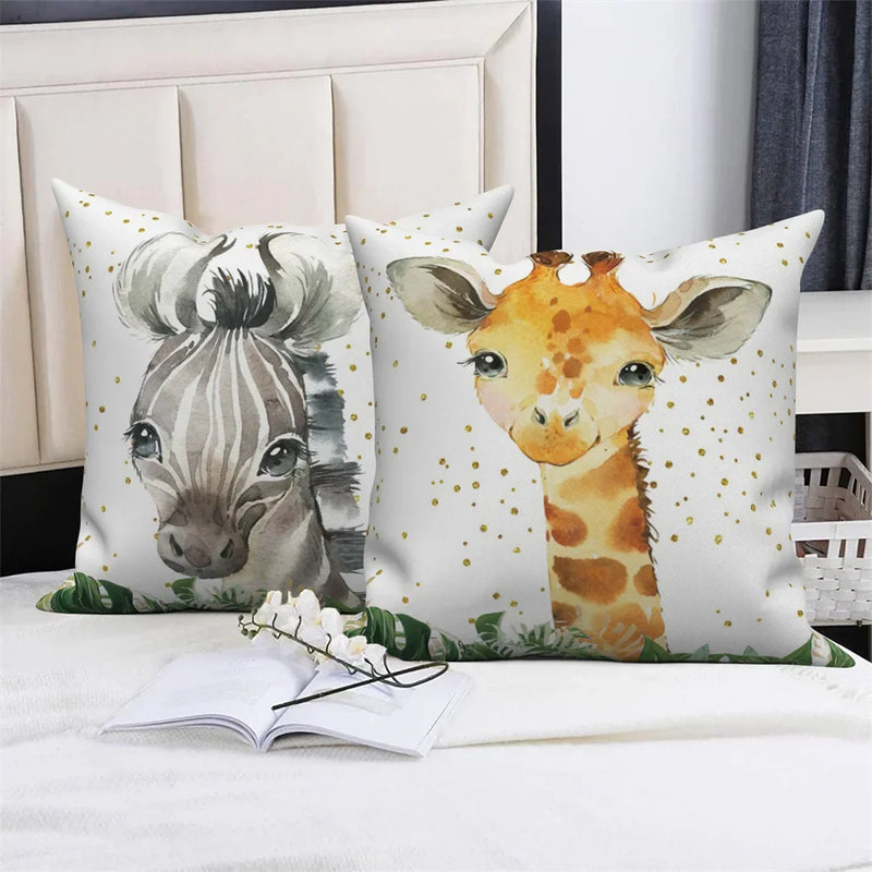 Axyaa Cute Animal Sofa Cushion Cover - 30x50