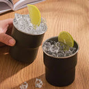 Axyaa Stainless Steel Crimped Mug: Portable Frosted Water Cup