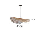 Axyaa Wabi Sabi Rattan Pendant Light for Tea Room & Living Room