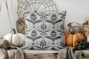 Axyaa Halloween Sugar Skull Pattern Decorative Pillow Cover