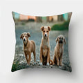 Axyaa Pug Dog Print Cushion Cover Throw Pillow for Sofa Living Room Decor