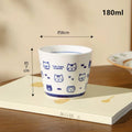 Axyaa Cartoon Cat Ceramic Tea Cup | 180ml Cute Healthy Drinkware Mug