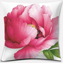 Pink Flower Pattern Cushion Cover by Axyaa - 45x45cm Decorative Pillowcase