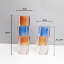 Axyaa Geometric Clear Crystal Mosaic Vase Flower Pot Home Decor