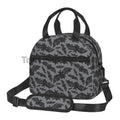 Axyaa Halloween Bats Insulated Lunch Bag with Adjustable Strap