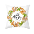 Autumn Maple Leaf Cushion Cover - Axyaa Home Decor Pillows