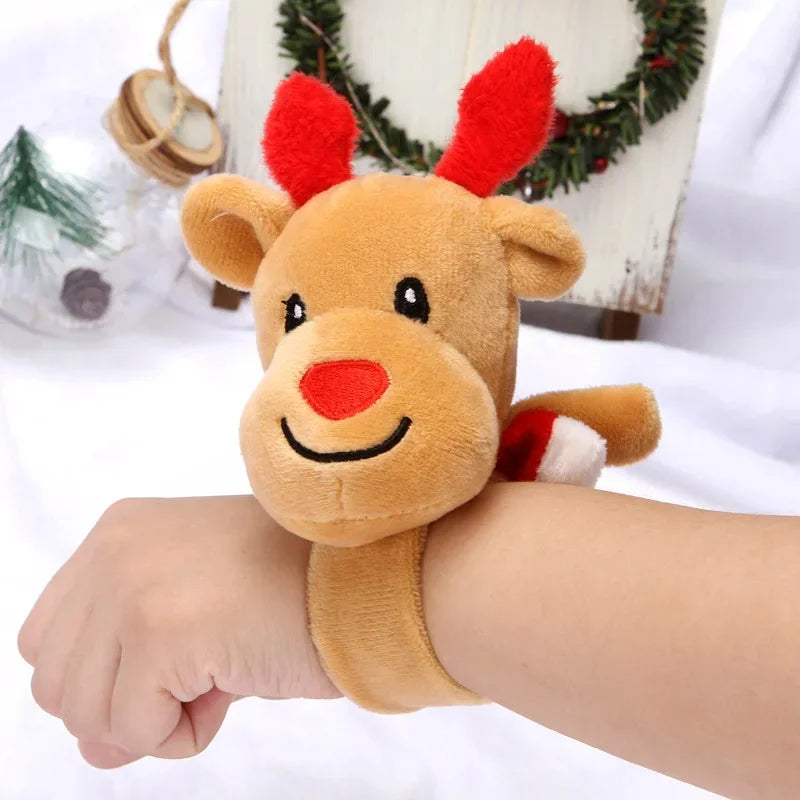 Axyaa Santa Deer Christmas Tree Plush Toys Ornaments Children's Gifts