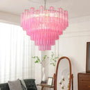 Axyaa Glass Vintage Villa Chandelier for Elegant Living Room, Bedroom, and Study