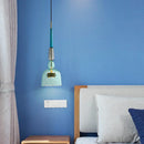 Axyaa Macaron Glass Chandelier: Modern Creative Light Shade for Restaurant, Bar, or Store